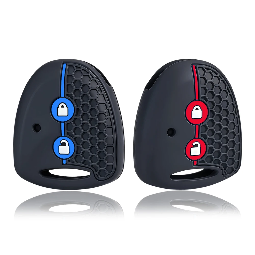 Funda de silicona para llave de coche TOYOTA Grand New Avanza Daihatsu Xenia PERODUA Alza Myvi Axia Perodua, 2 botones, para llave remota
