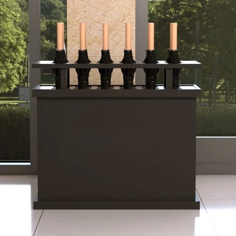 Commercial umbrella rack, welcome umbrella storage bucket at the sales office of the real estate, drain umbrella rack