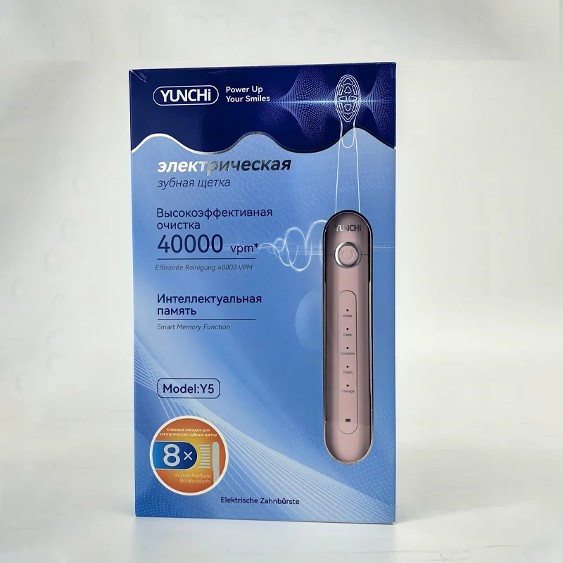 

Звуковая электрическая зубная щетка для взрослых, 5 режимов, таймер на 2 минуты, зарядка через USB, 8 сменных насадок, щетка для ухода за полостью рта, новая версия 507