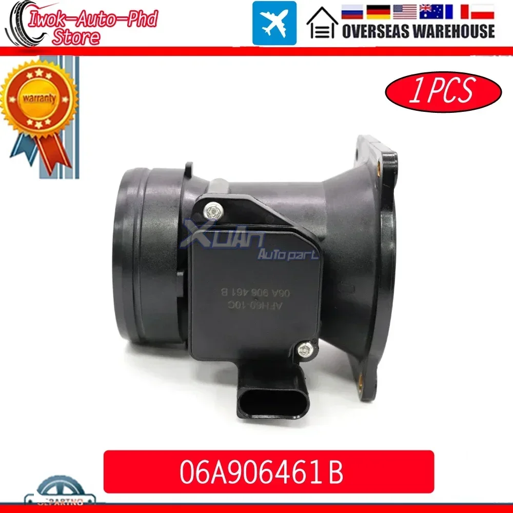 MAF MASS AIR FLOW METER SENSOR 06A906461B For Audi A3 A4 Q5 SEAT CORDOBA IBIZA Exeo LEON TOLEDO SKODA OCTAVIA Superb