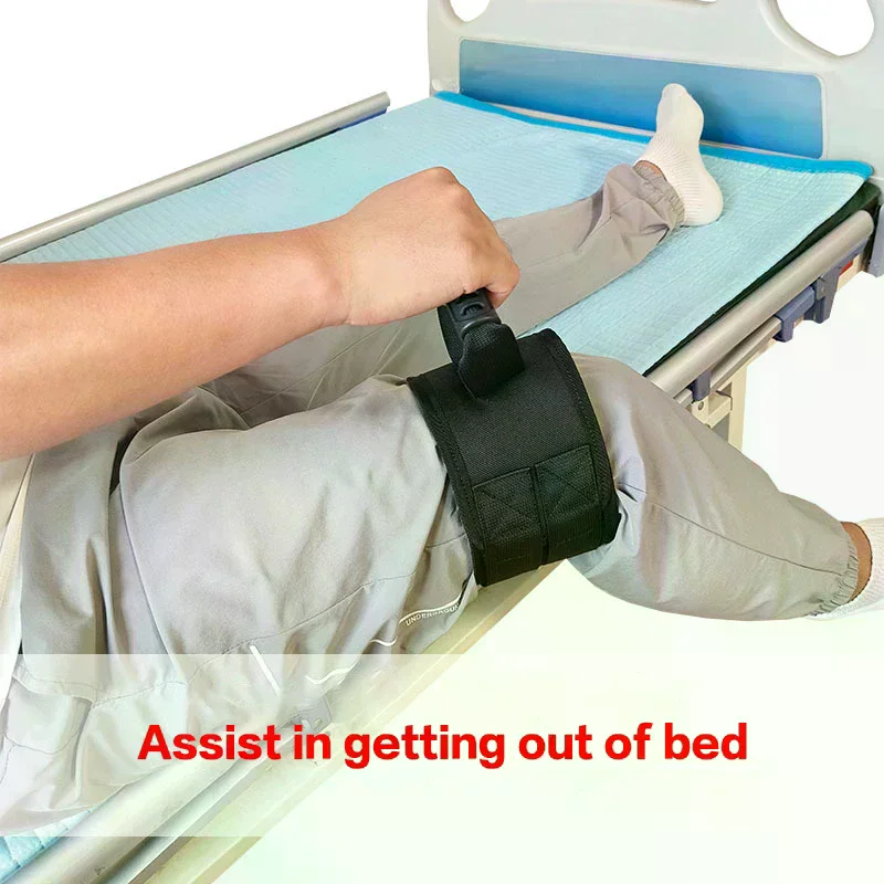 Adjustable Rehabilitation Belt Patient Transfer Lift Belt Dismountable Leg Fixing Band For Seniors Walking Standing Assist Aid