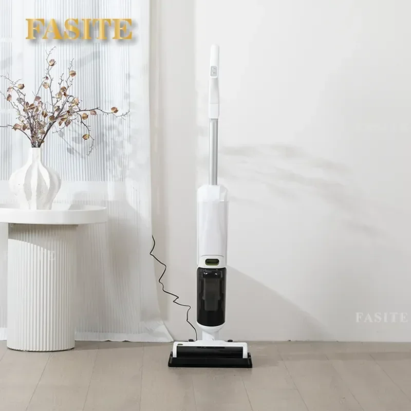For Washing Machine Household Double Roller Brush Mopping Sweeping Suction Three in One Mop Dripping Washing Cleaning Tool