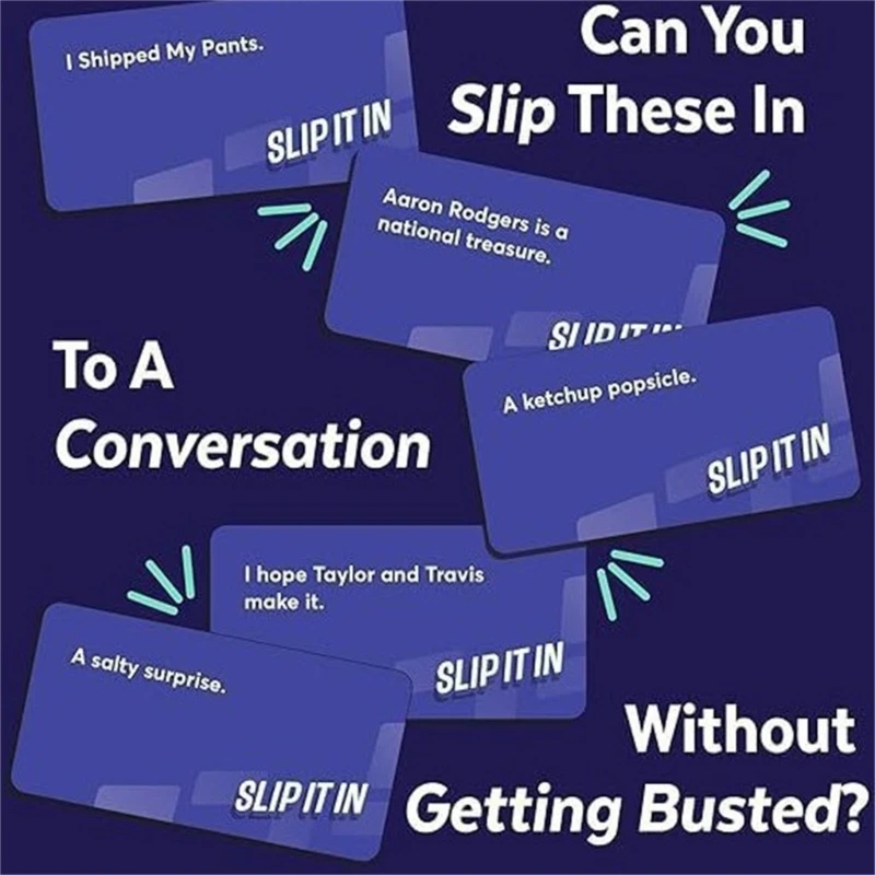 Fun Slip It in Card Game Perfect for Social Girls Gathering Group Challenges