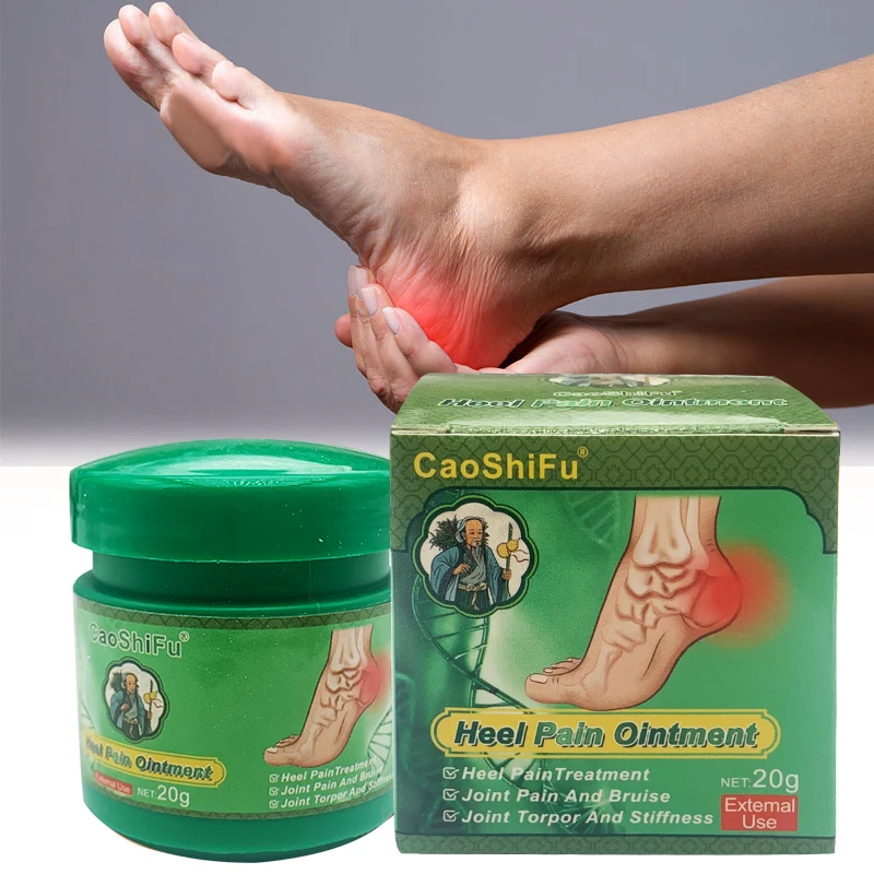 

20g Heel Pain Ointmnet Bone Spur Aching Achilles Tendonitis Arthritis Herbal Medicine Heel Sprain Ankle Pain Cream