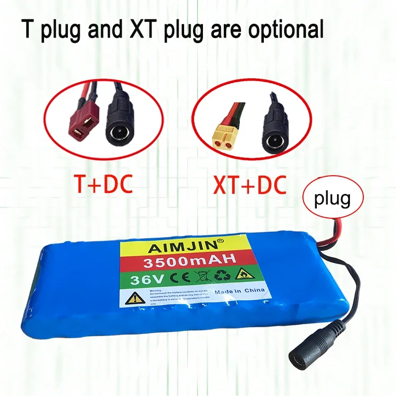 بطارية ليثيوم أيون قابلة لإعادة الشحن ، خلايا احتياطية ، 10 p ، 36V ، s1mAh ،