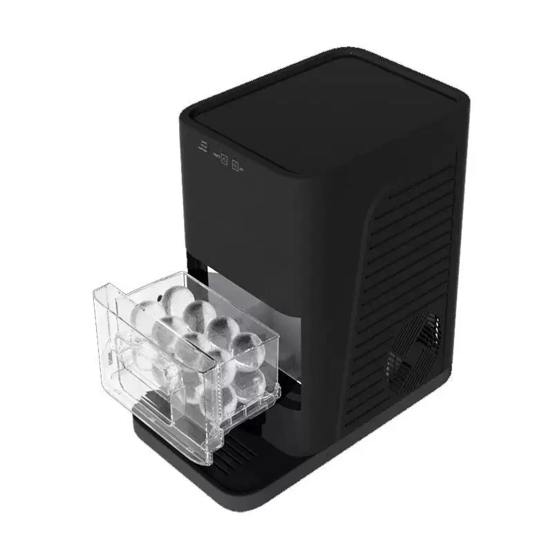 50mm Ice Ball Maker, 220V, Bar Ice Ball Maker, Essential for Whiskey, Makes 2 Ice Balls At A Time, Perfect for Parties, Compact