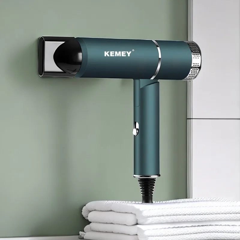 KEMEI foldable Hair Dryer KM-9825 Professional Styling Salon Light Green Electric Hair Dryer Secador De Cabelo Profissional