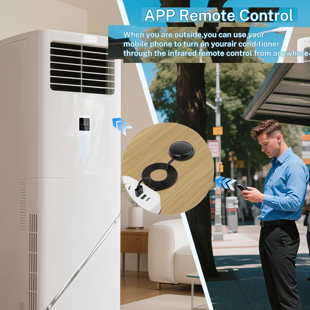 Tuya WiFi IR Remote Smart IR Remote APP Remote Control S18 RightSitu Work with Google Home Yandex SmartLife Alexa