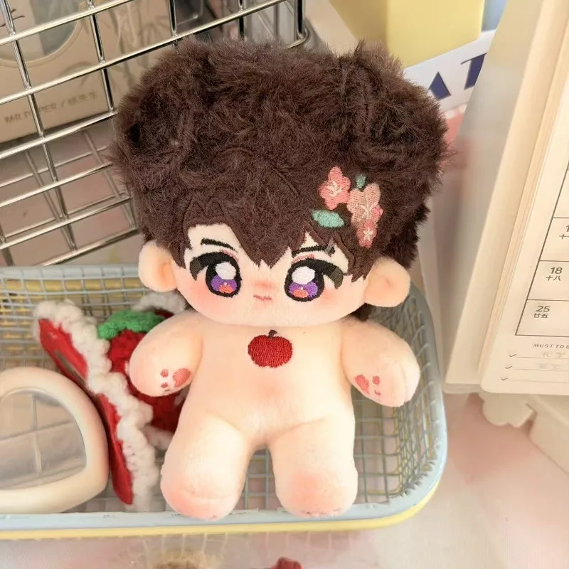 

10cm Anime Game Love and Deepspace Caleb Kawaii Cosplay Soft Cotton Doll With Skeleton Cartoon DIY Mini Toy Figures Fans Gifts