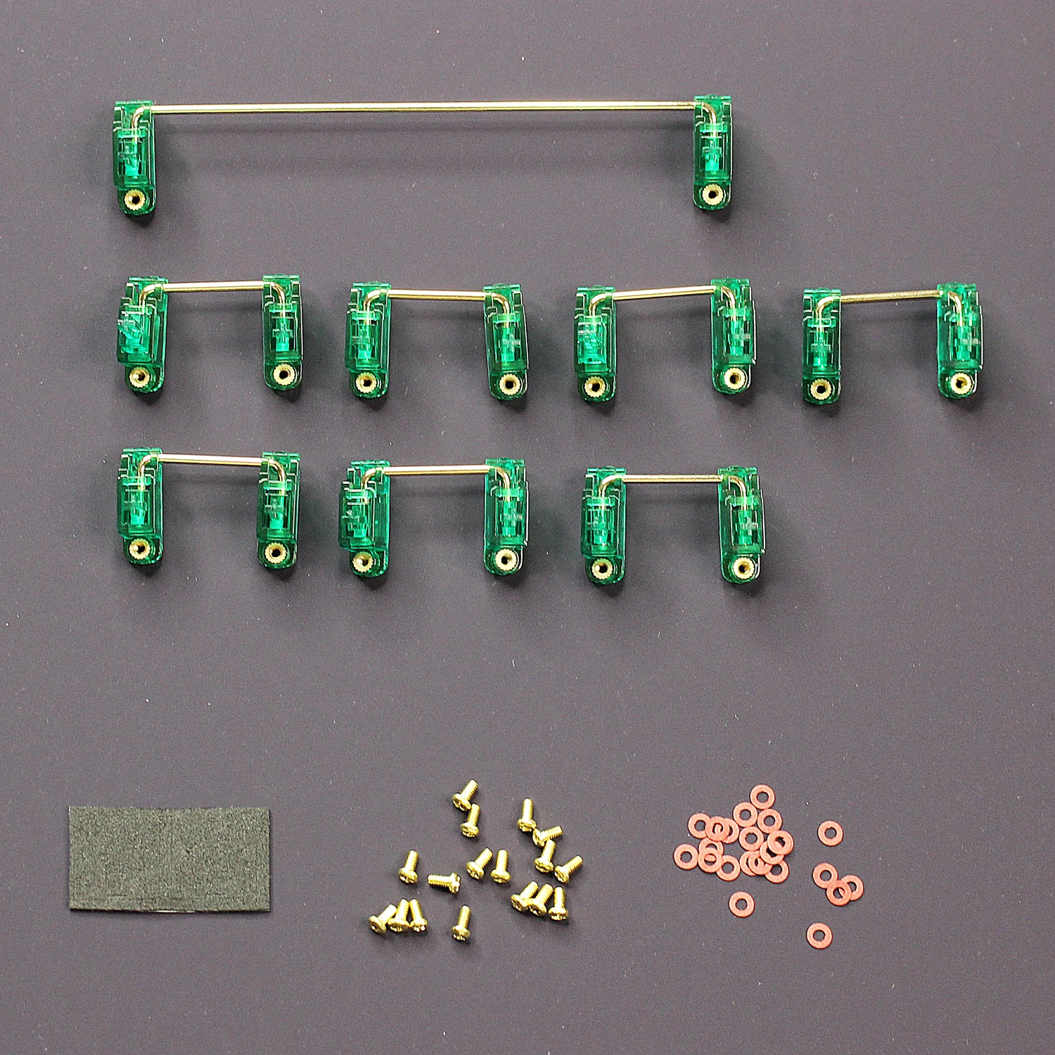 Clear PCB Screw in Stabiliser for mx Keyboard 6.25u