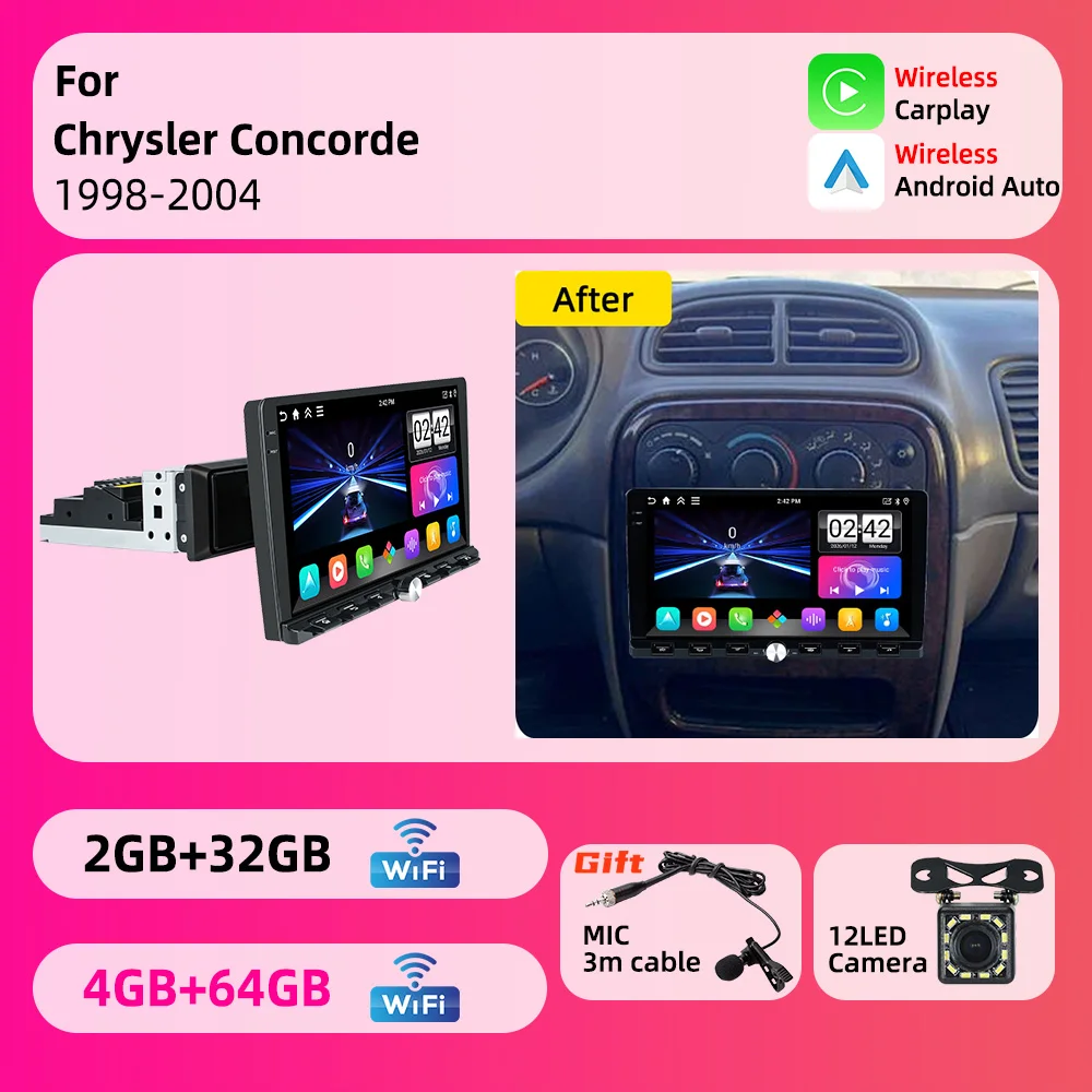Android 1Din Car Multimedia 9
