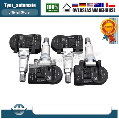 4 шт. датчик давления в шинах TPMS 3641100AKZ16A 433 МГц для Great Wall Tengyi C50 2010-2016 Haval H6 2013-2022 M6 2017-2025
