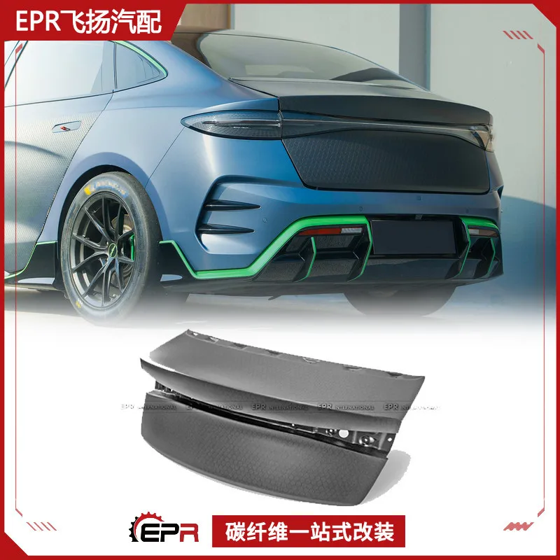 

Подходит для BYD Seal 21, оригинальная модель OE из углеродного волокна, задняя крышка, модификация крышки багажника.