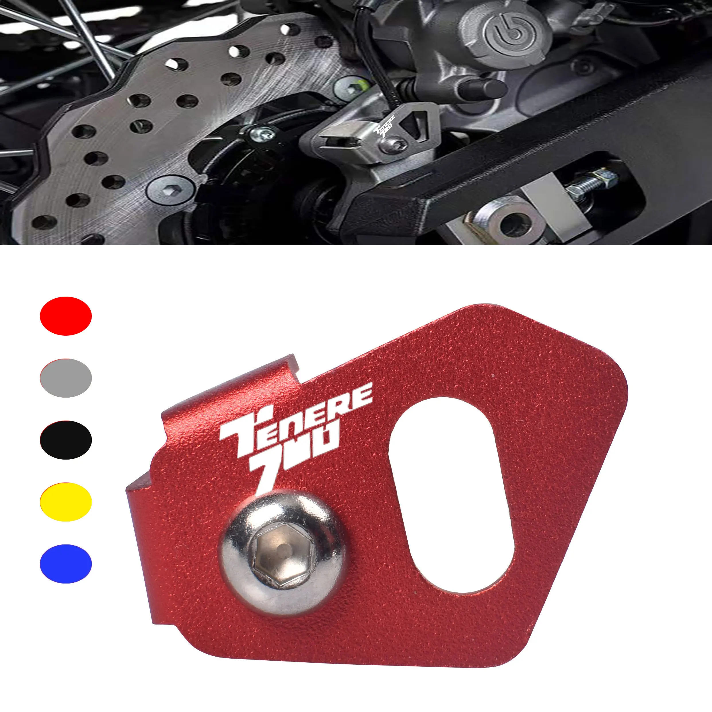 

Для YAMAHA Tenere 700 TENERE700 T7 XTZ700 XTZ 2019 2020 2021 2022, аксессуары, задний датчик ABS, защитная крышка, защитная крышка