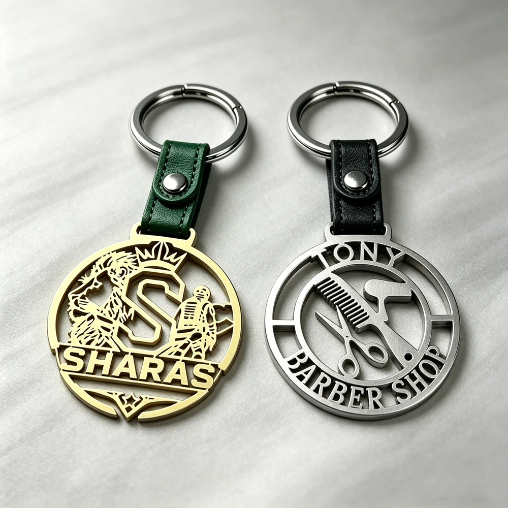 Photography Logo - Custom Pendant Keychain Custom Logo/Image Stainless