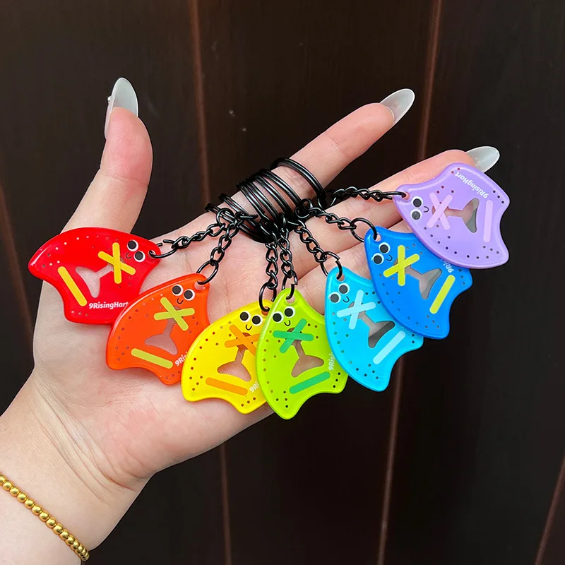 Swimming Rowing Palm Keychain Swimming Pool Gifts Cute Keychain Vacation Accessory Acrylic Bag Charm Gift for Women,Bag Charms