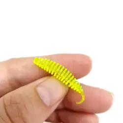 DUODUOYU 10PCS New Mini Ajing Soft Fishing Lure 0.4g/35mm Soft Worm Jigging Wobbler Artificial Soft Bait Fishing Accessories