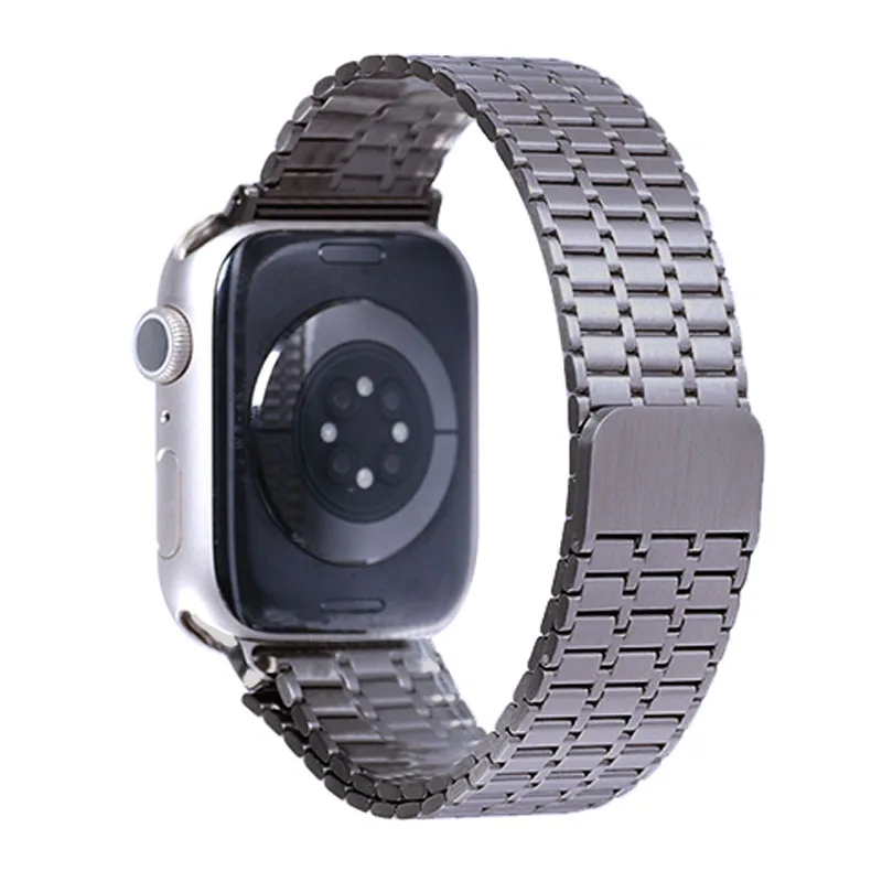 Apple Watchシリーズ11 10 9 8 7 6 SE 46mm 42mm 45 44mm 40 41mm用磁気ステンレススチールストラップ、iWatch Ultra 2 3 49mm用バンド