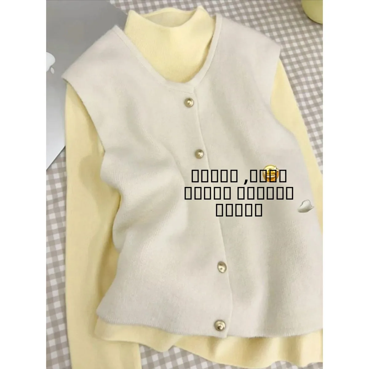 Winter Women's Slim Fit Knitted Base irt f High Collar Ultra White Milk Yellow Inner Wear Comfortable Polyester Fiber