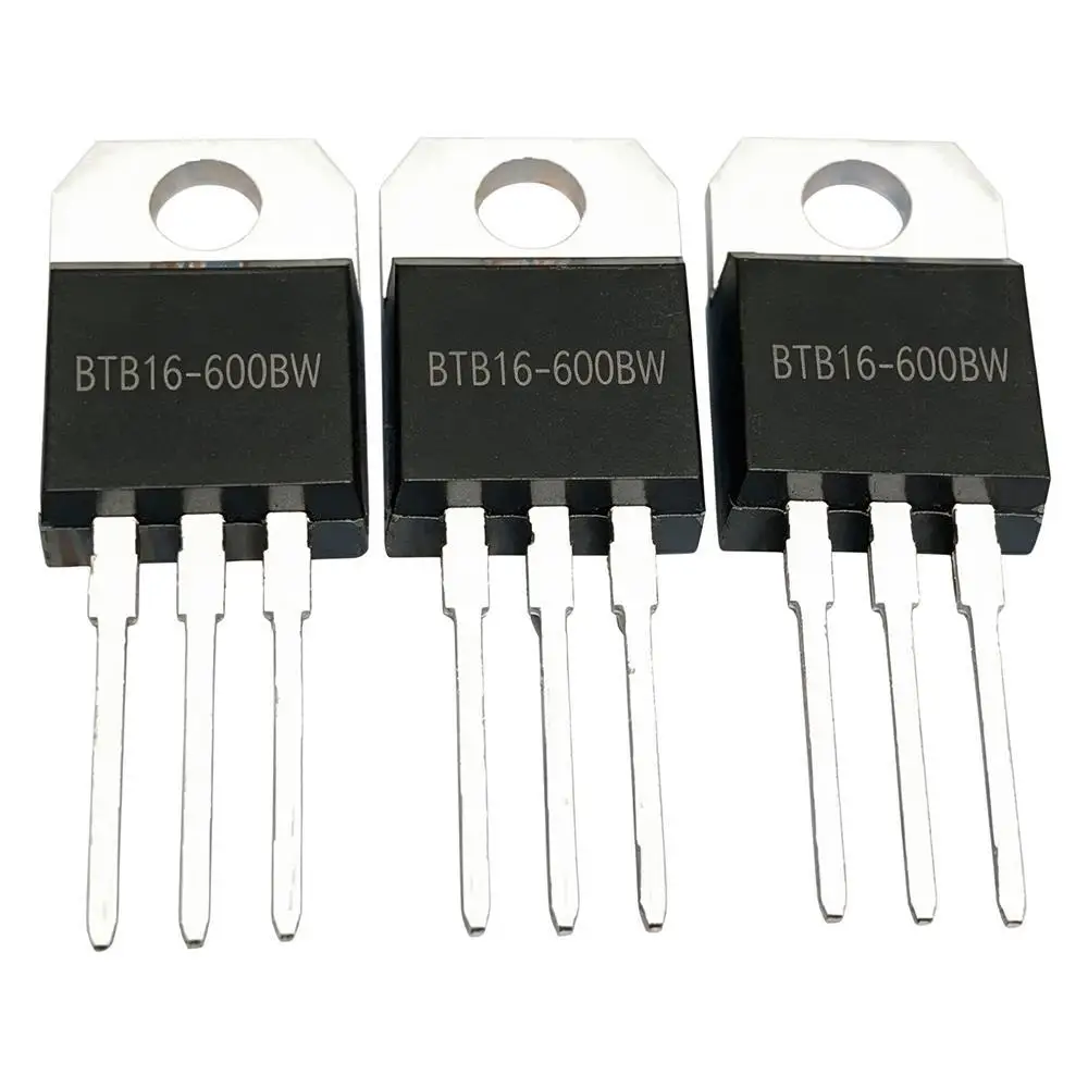 5PCS 16N65 16A 650V BT152-800B BTA24-800BW 24A 800V BTB16-600BW 16A 800V LSC55R380HT MDF7N60 TO-220