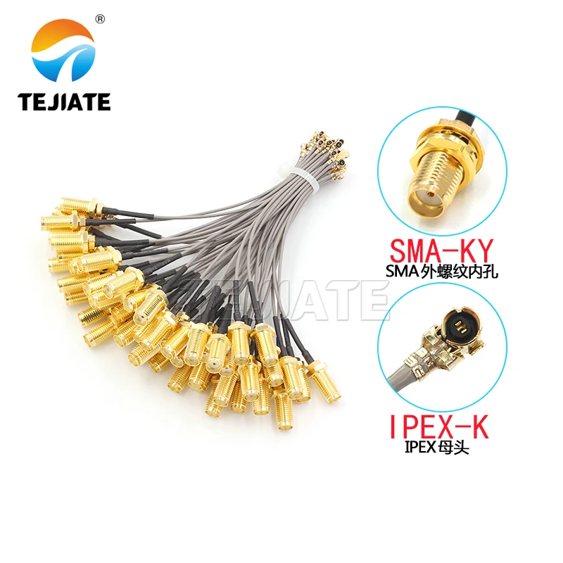 5PCS ipex to SMA connection cable WIFI/GSM/3G/4G male female extended antenna SMA to IPX first generation adapter cable