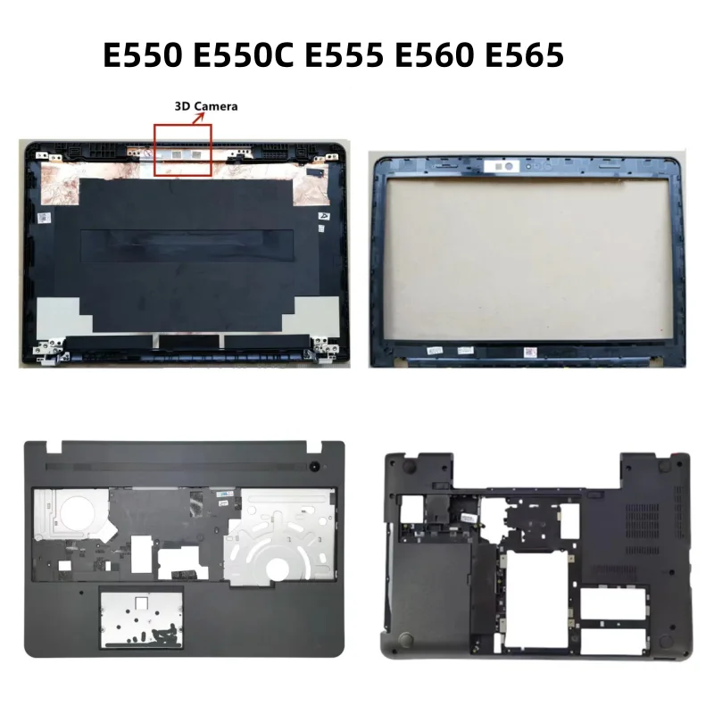 Nova Tampa Traseira LCD para Notebook, Moldura do Bezel, Palmrest, Tampa Superior e Inferior para ThinkPad E550 E550C E555 E560 E565