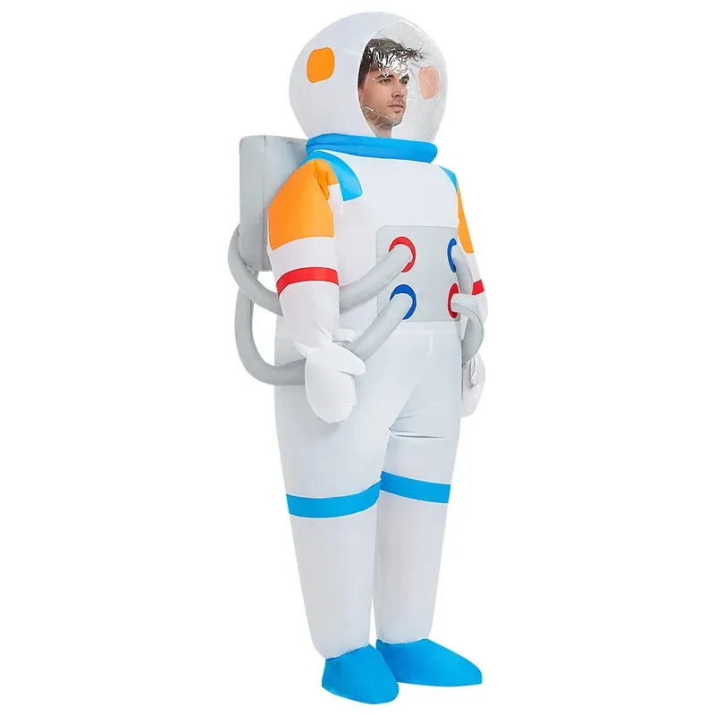 Adult Kids ET Alien Inflatable Costumes Anime Astronaut Cosplay Costume Scary Mascot Dress Funny Suit for Purim Halloween Party