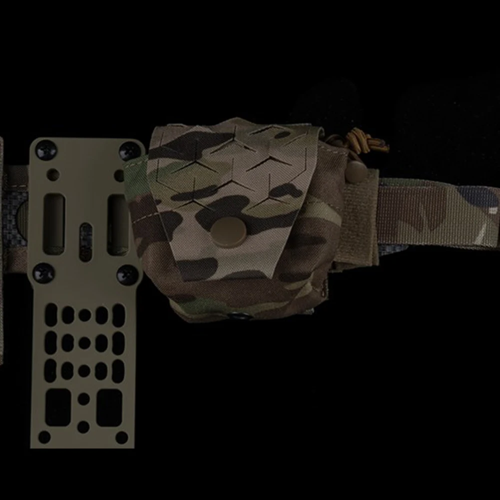 Custodia per walkie-talkie Borsa multiuso per archiviazione Molle Marsupio leggero per walkie-talkie a sgancio rapido per la caccia softair