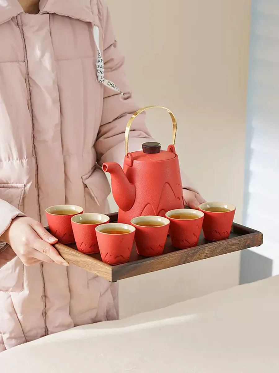 Tea Cup Set For Couples Tea Pot Tea Cup Gift For Best Friend Engagement Gift Wedding Supplies New