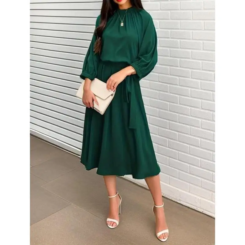 

Women's Color Belted Dr Fake Collar Casual Sport Suit Autumn Seven Sve Length No Brand Faion Clothing