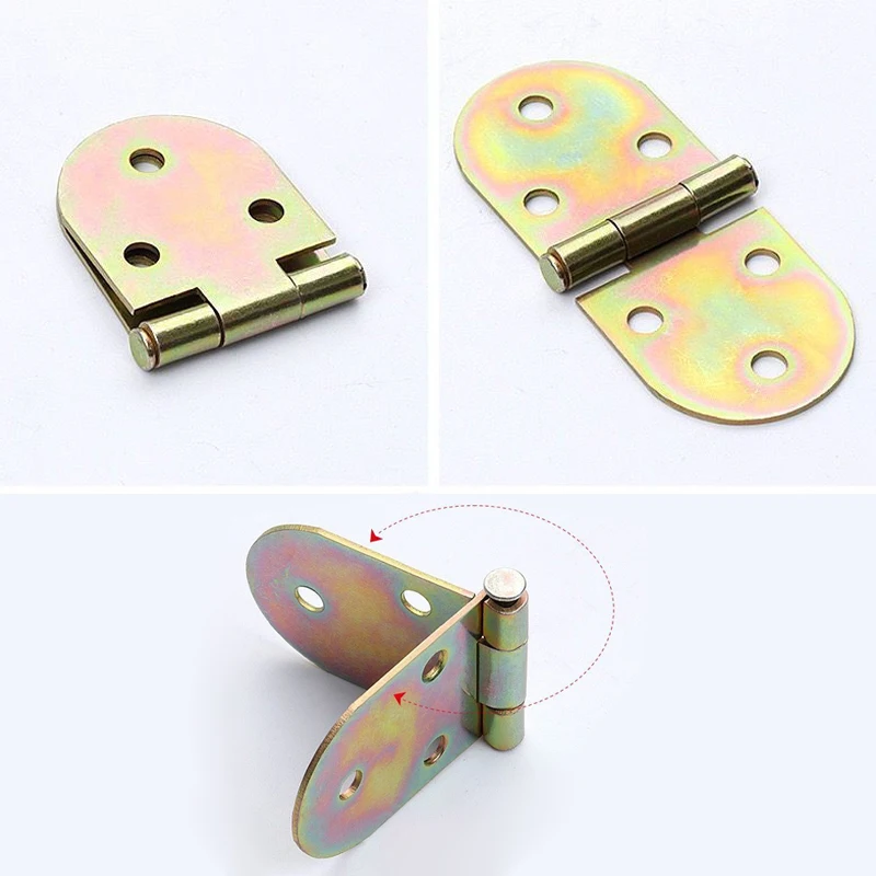 Dobradiça articulada de 4/8 unidades, dobradiça de mesa dobrável de 180 graus, acessório de móveis, adequado para armários e mesas