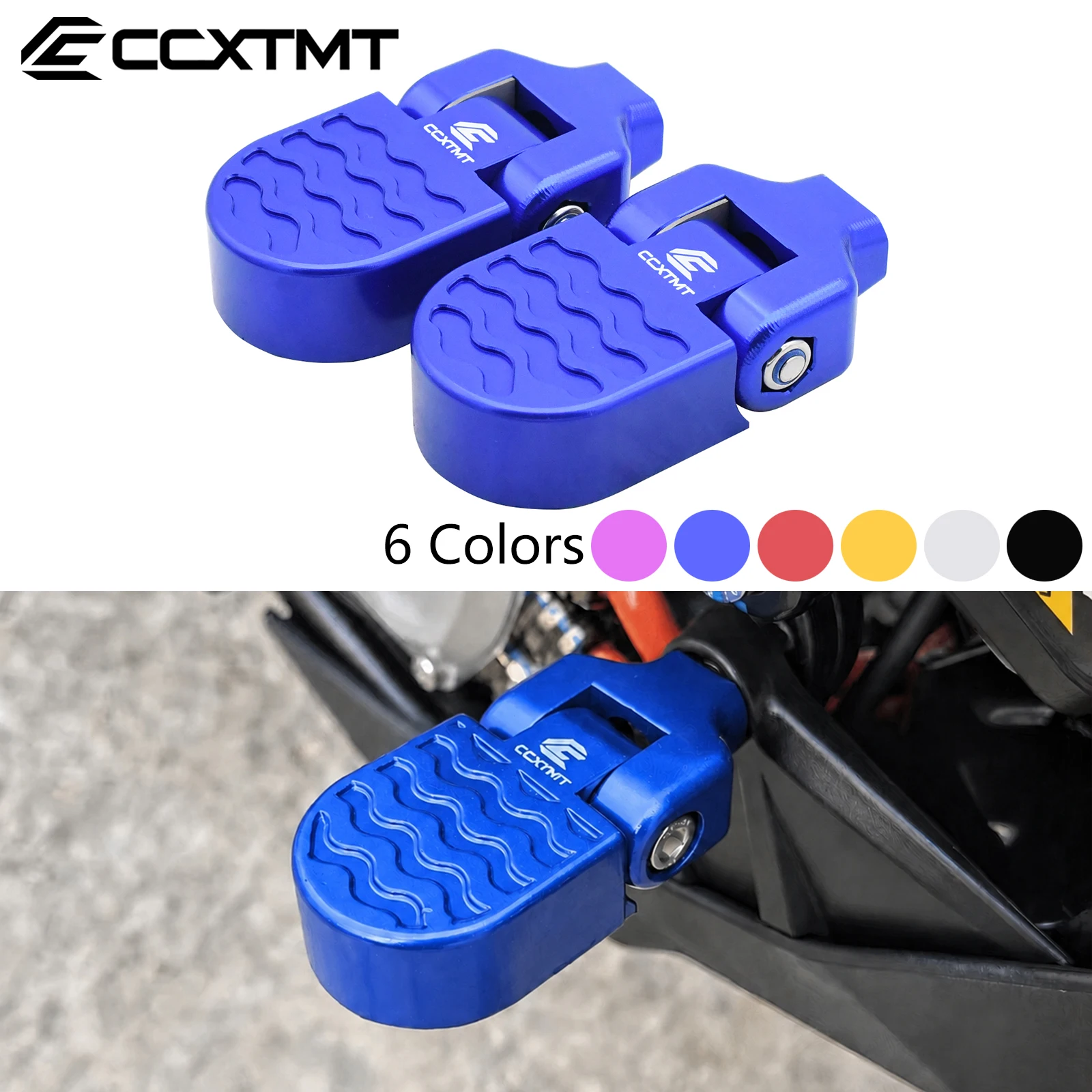 Electric Motorcycle CNC Passenger Footrests Modified Foot Pedals For Sur Ron Light Bee X/S/L1E For Talaria Sting X3 MX3 MX4 MX5