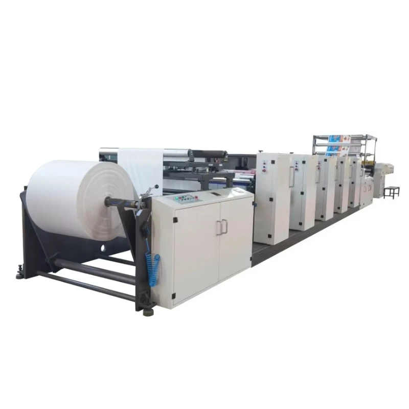 Customized Paper Printing Machine Automatic Wide Web Flexographic Printing Machine Multi Color Industrial Printer for Best Price