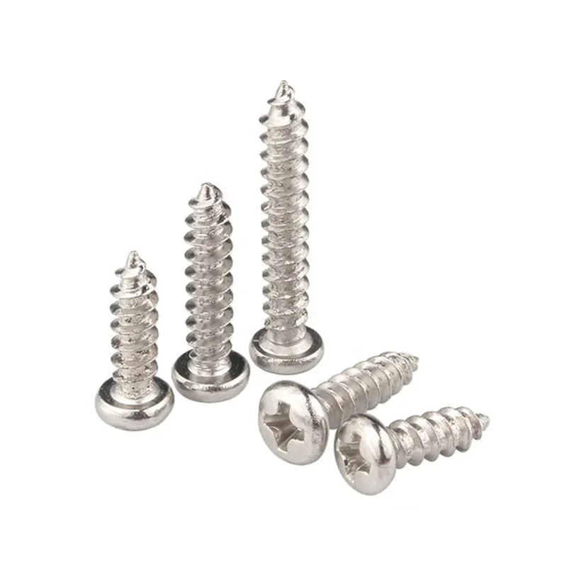 50/100Pcs Self-tapping Screws Set Cross Pan Head Screw PC Laptop Toy Car Repair Mini Nail Screw Hardware Tools M1/M1.2/M1.4/M1.7