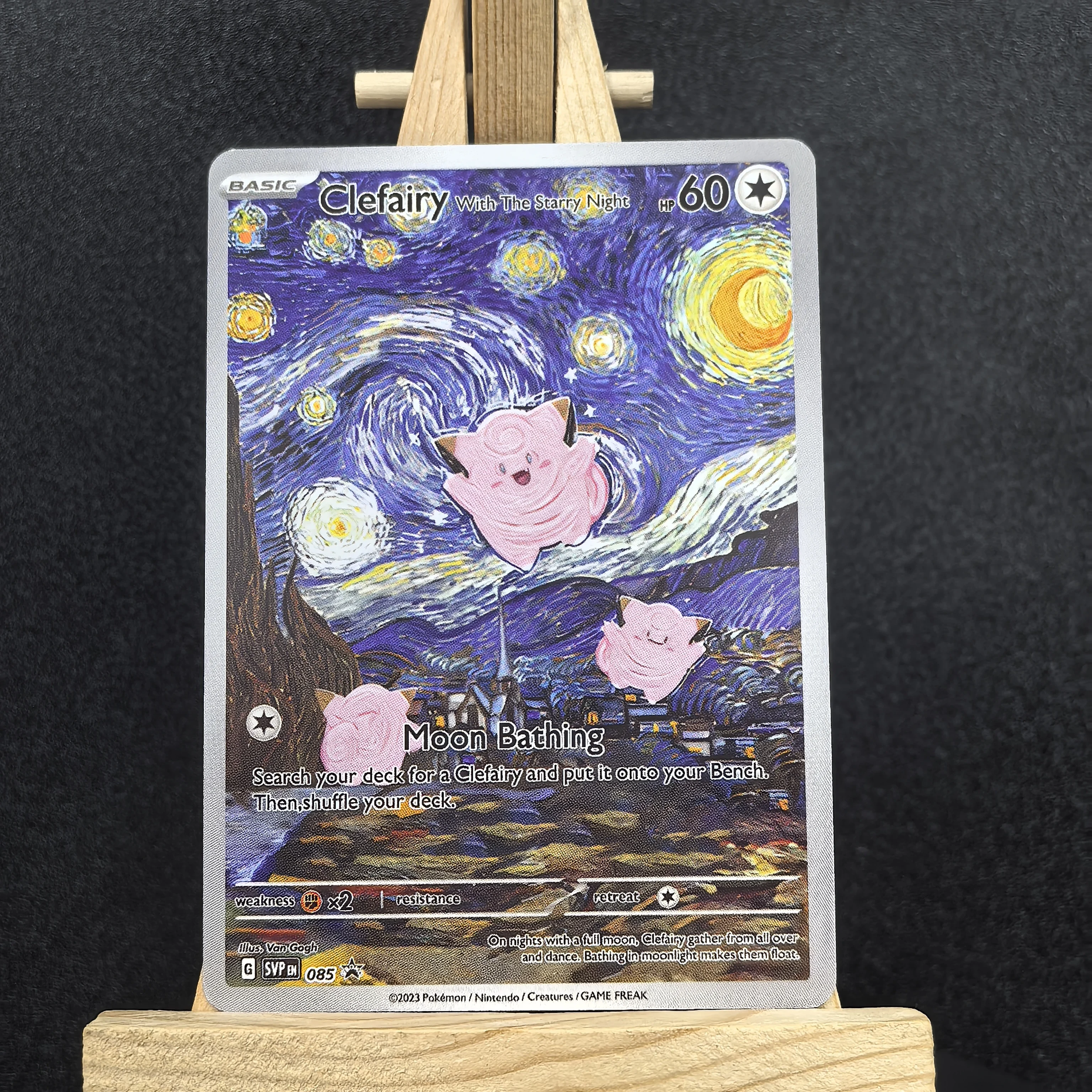 

Музей Ван Гога 2023, карты покемонов PTCG, аниме Ван Гог 085, Clefairy, редкие одиночные карты, классическая игра, аниме-карты, подарок