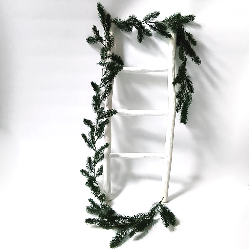 190cm Artificial Plant Christmas Garland Pine Tree Branch Christmas Decoration Artificial Rattan Wreath Vine for Home Decor