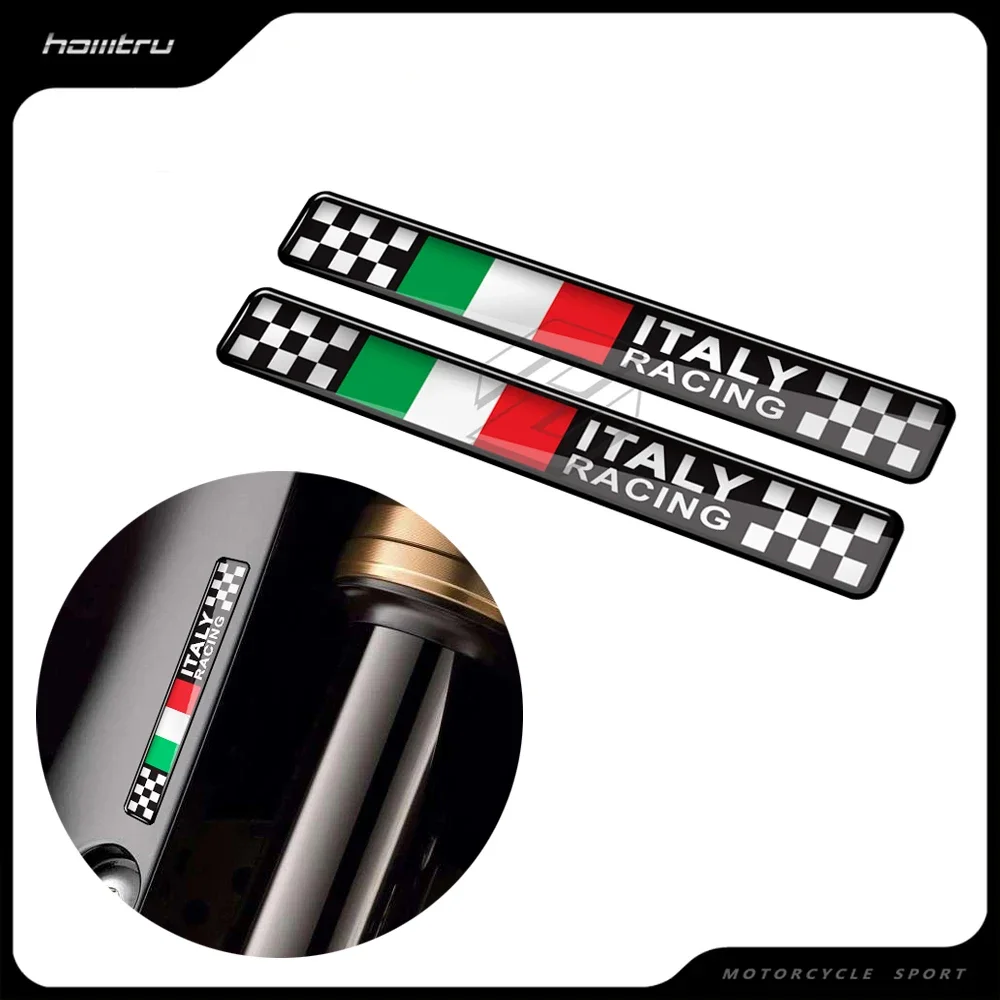 

3D Resin Motorcycle Decal Italy Racing Sticker Case for Ducati Aprilia Piaggio Vespa Sprint 50 150 decoration