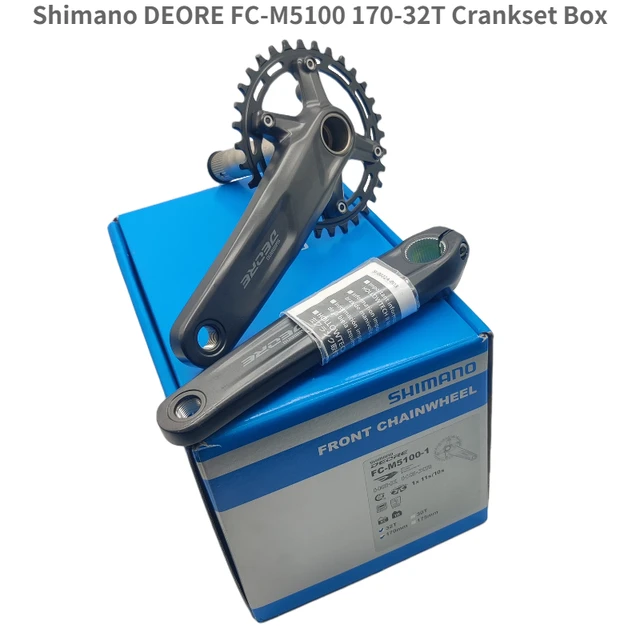 SHIMANO DEORE FC M5100 Crankset M5100 1x11 Speed 2x11 Speed 26 36T 32T 170MM 175MM Original Box