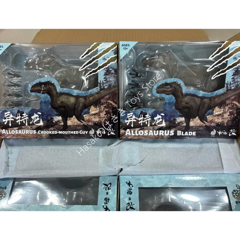 Nanmu Studio Jurassic Allosaurus Action Series Crooked-Mouth War God Dinosaur Boy Collectible Model Toy New Model Pre-sale