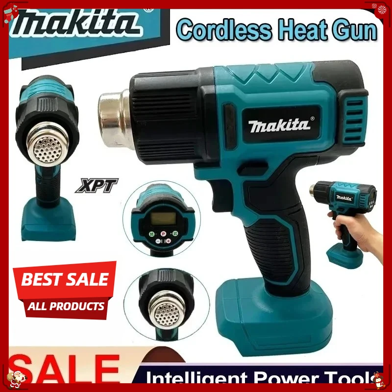 

Makita 550°C Temperature Control Heat Gun Cordless Handheld Hot Air Gun With LED Display Soldering Thermal Blower