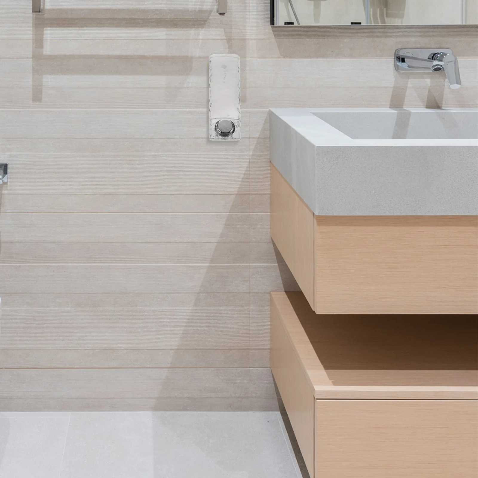 موزع صابون جل الاستحمام المثبت على الحائط بدون مثقاب، شامبو الحمام، مضخة سائلة يدوية، موزع صابون لطيف للحمام