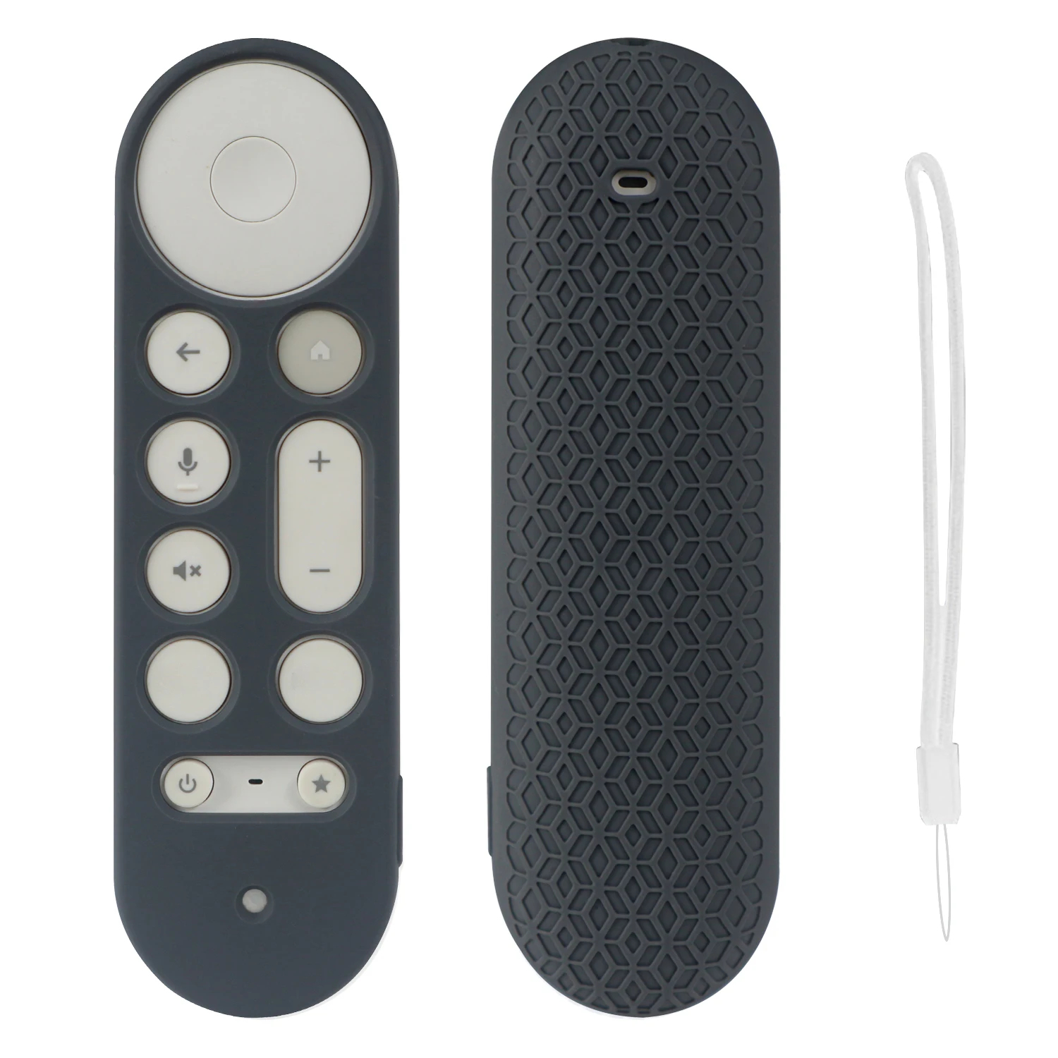 Silicone Remote Controller Case Protective Covers For Google TV Streamer 4K TV 2024 for Google GY3LE Remote Controller TV Covers