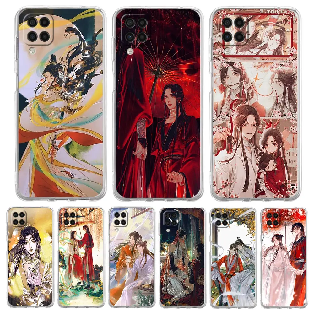 Soft TPU Cover for Samsung Galaxy A13 A15 A17 A23 A25 A32 A33 A35 A52 A53 A55 Transparent Phone Case Heaven Official’s Blessing