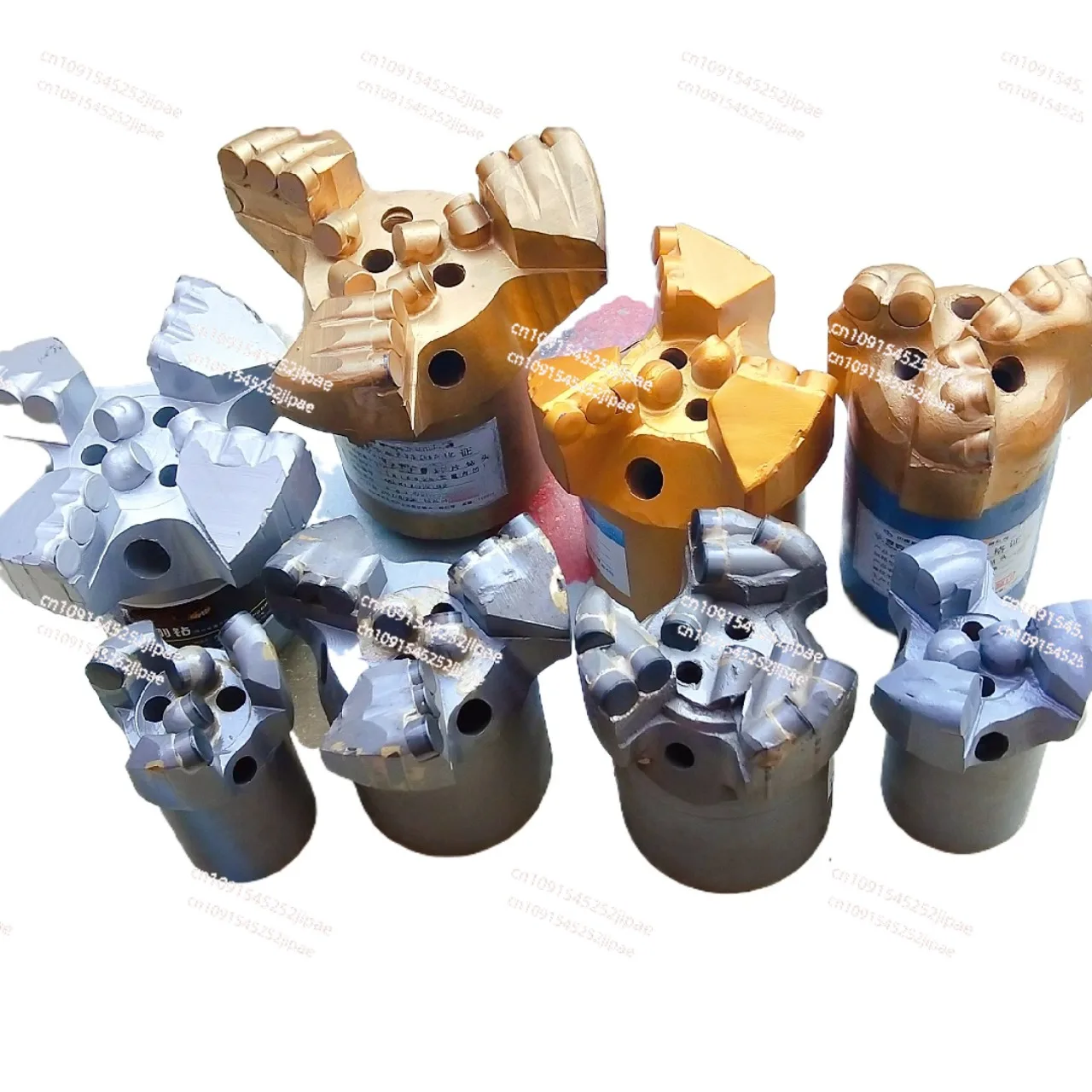 Mine Diamond Composite Piece Water Well Drilling Bit Three-wing Anchor Geological Concrete Pipe Laying Machine Water Drill Bit