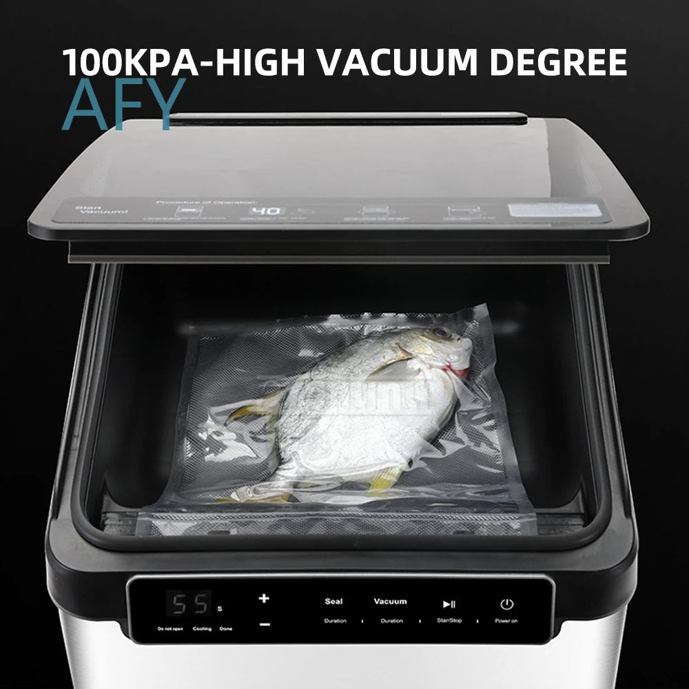 Commercial Food Packaging Machine for Vacuum Sealing Machine Dry Wet Dual Use Bag Sealer for Kitchen Use Food Sealer Vacuum