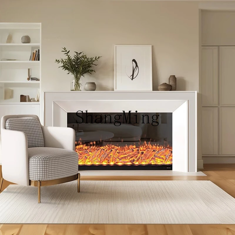 ZYY シンプルな暖炉シミュレーション炎電子ヒーターテレビキャビネット背景装飾キャビネット