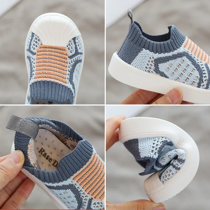 Baby-peutersneakers Antislip zachte onderkant - Lenteschoenen voor jongens en meisjes