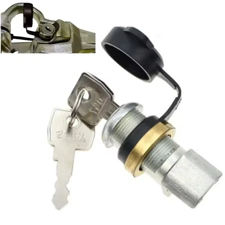 

A Set Car Barrel Lock & Keys Suitable For Ifor Williams Knott Avonride Trailer Hitch Lock Wear-Resistant Car Lock Accessories