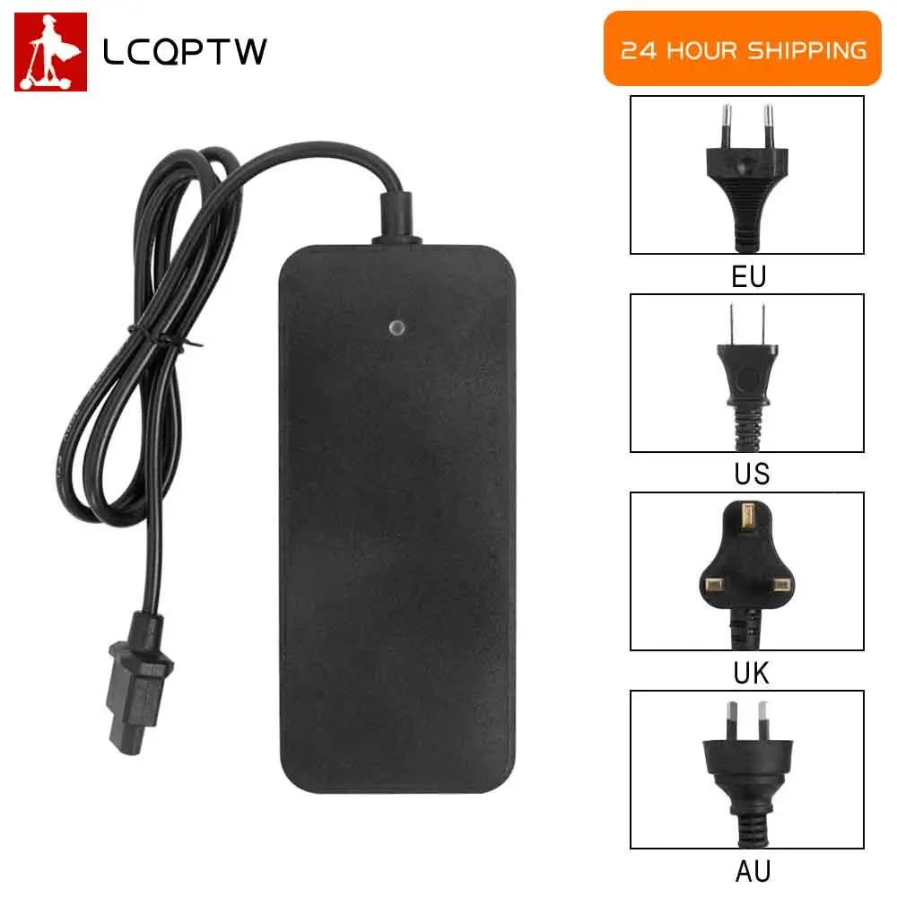 

Scooter Battery Charger 53.5V 2A for NIU KQi2 KQi3 Electric Scooter Charger EU US UK AU Plug Ebike Charging Adapter Parts