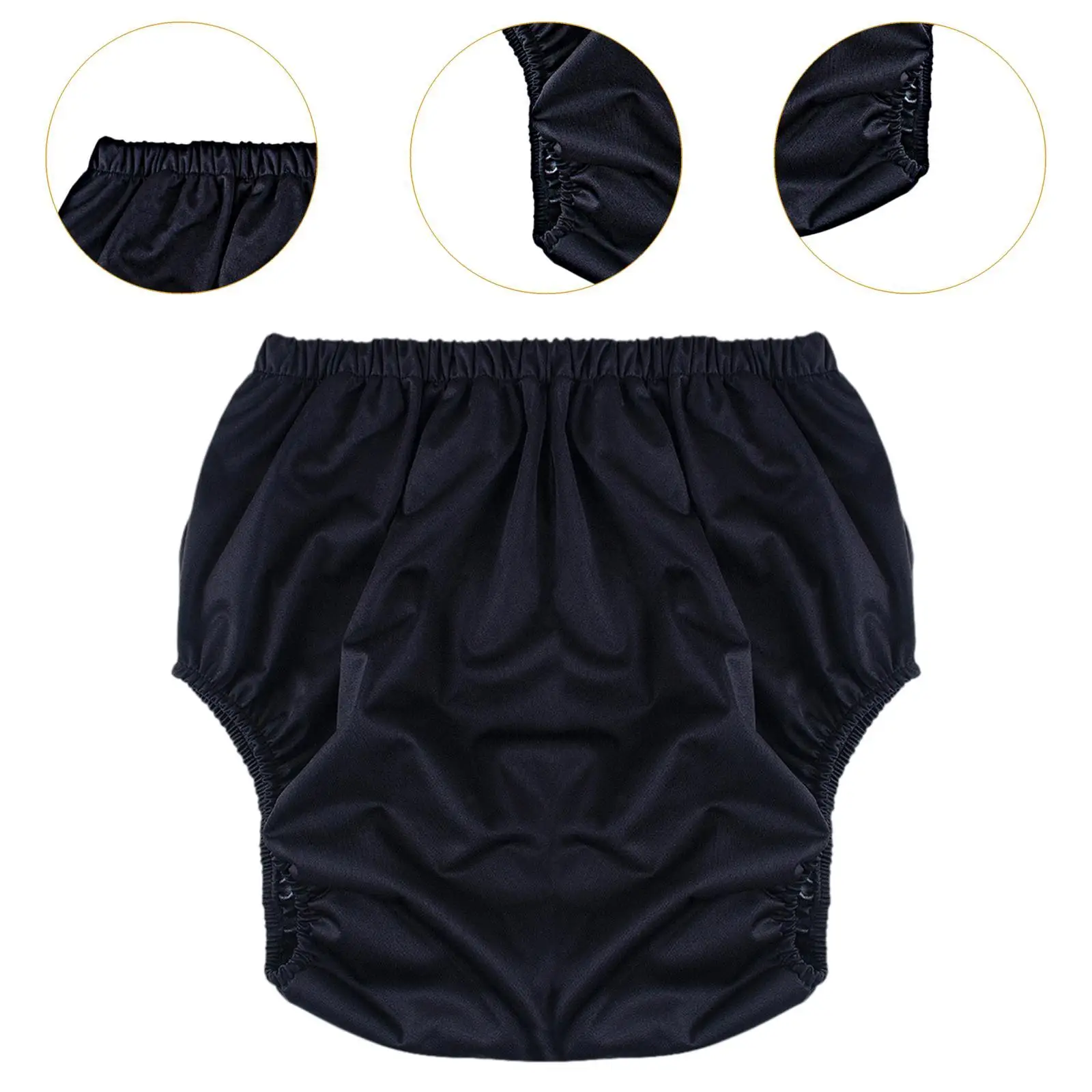 ملابس داخلية للكبار مانعة للتسرب بدون ضوضاء منخفضة للرجال والنساء سراويل تحتية قابلة لإعادة الاستخدام وقابلة للغسل لكبار السن والمعاقين #5